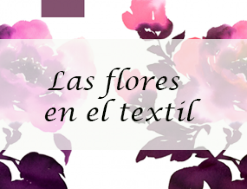 Las flores en el mundo textil.